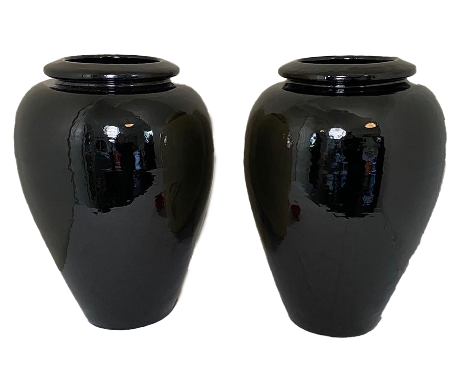Bauer Oil Jars (Pair)