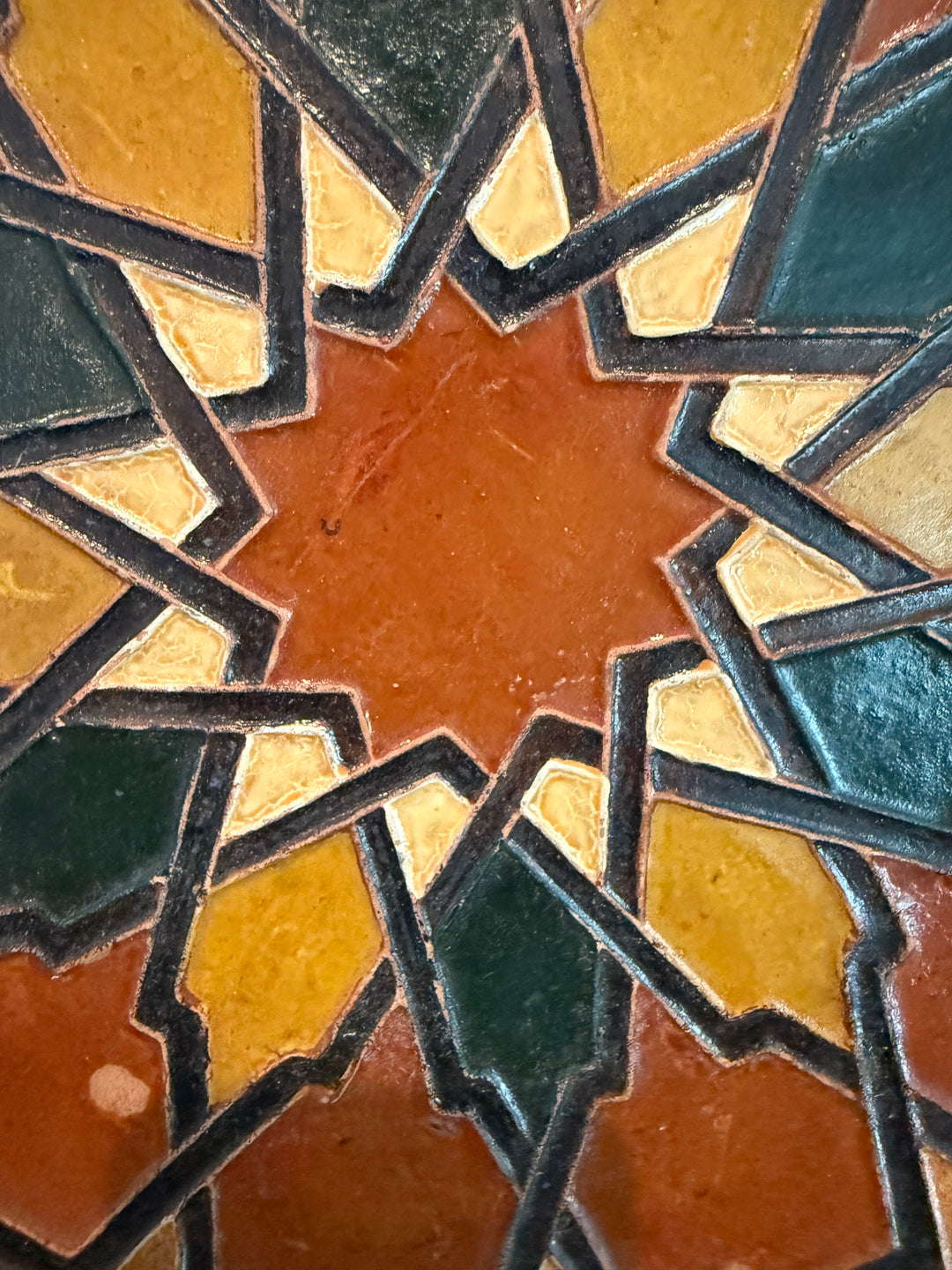 Catalina 11” Moorish Plaque, Painted!