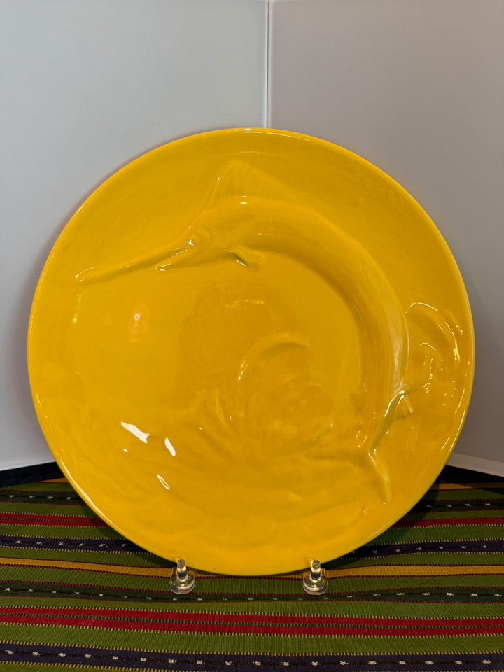 Catalina Swordfish Plaque, Yellow