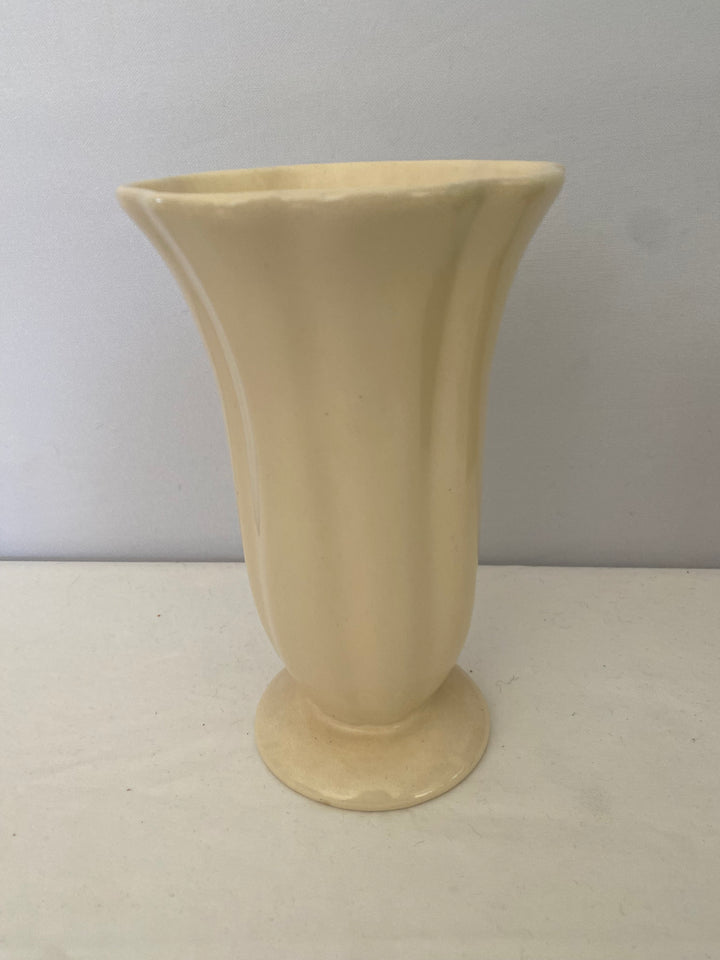 Catalina Island Florist Vase, white glaze
