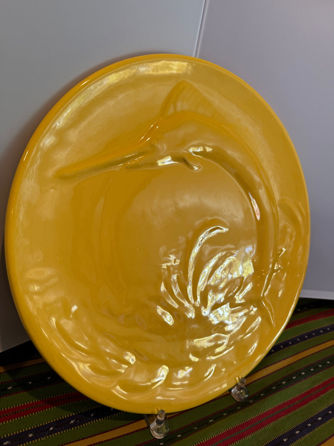 Catalina Swordfish Plaque, Yellow