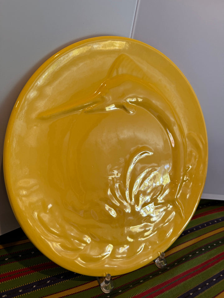 Catalina Swordfish Plaque, Yellow