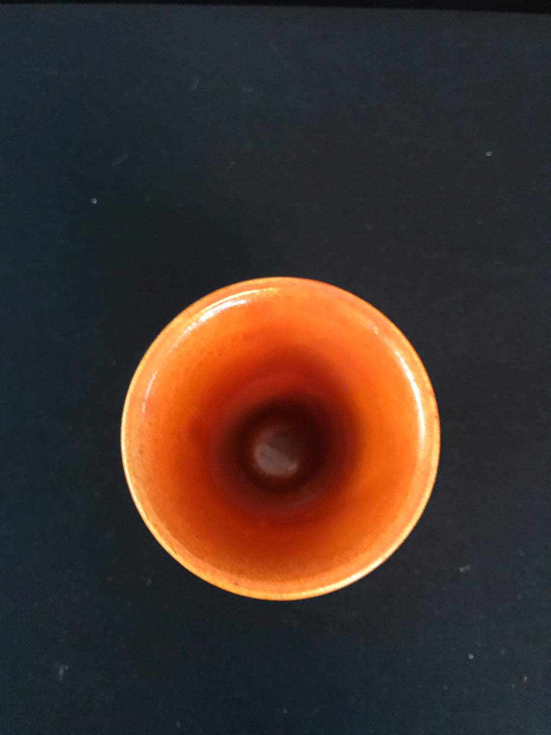 Bauer Bud Vase, Medium size, Orange glaze