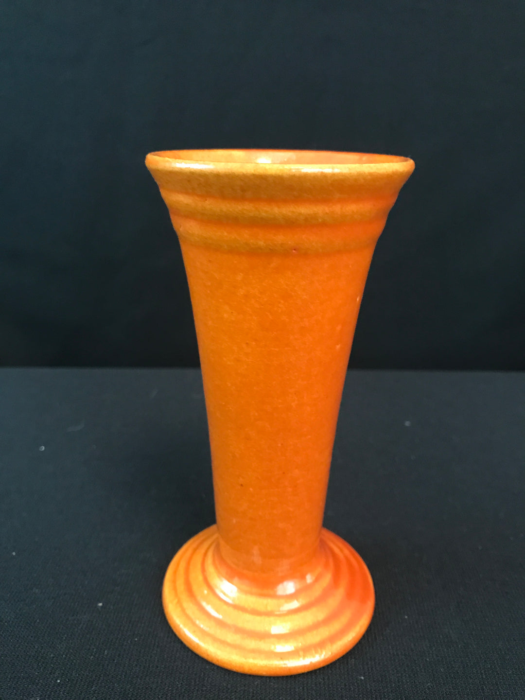 Bauer Bud Vase, Medium size, Orange glaze