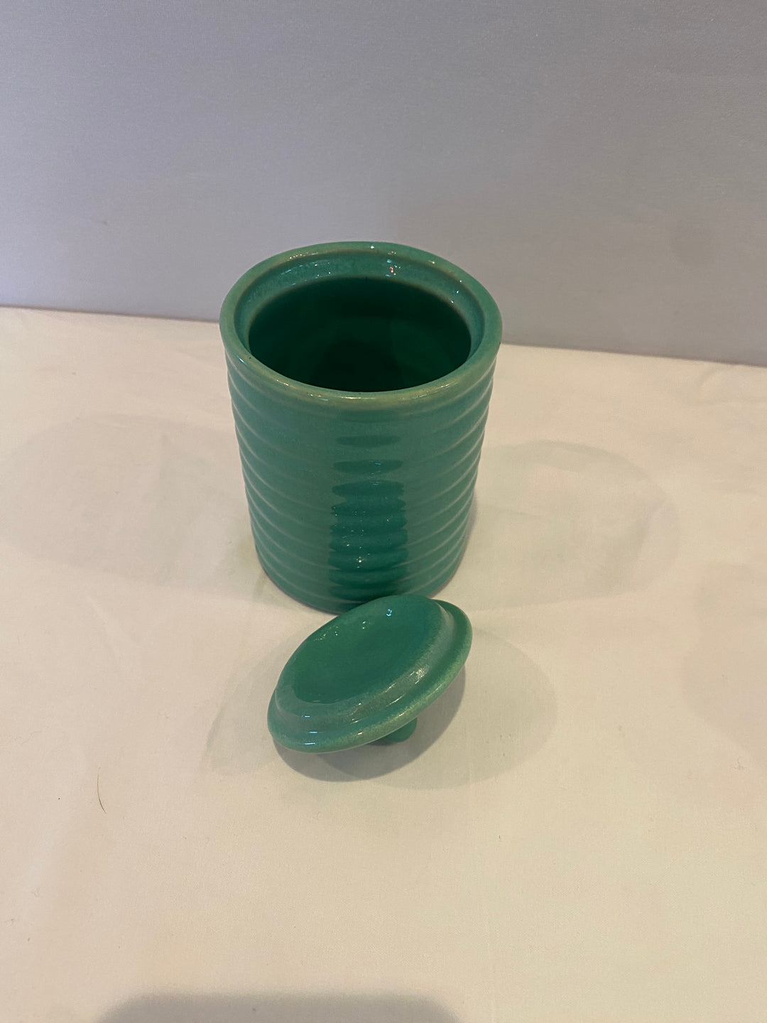 Bauer Ring Cigarette Jar, Repro Lid