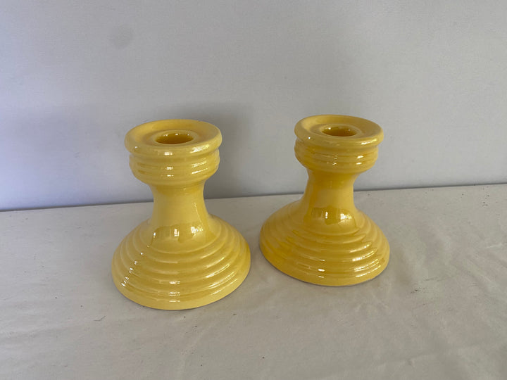 Bauer Candlesticks, Yellow