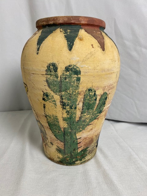 California Rainbow Oil Jar, Tourist Painted Mexicana