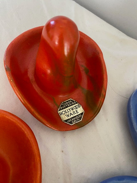 Tudor Pottery Sombrero Hat Collection, Priced individually