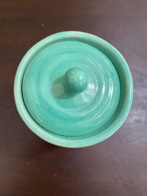 Bauer Ring Cigarette Jar, Repro Lid