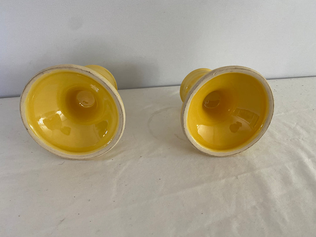 Bauer Candlesticks, Yellow