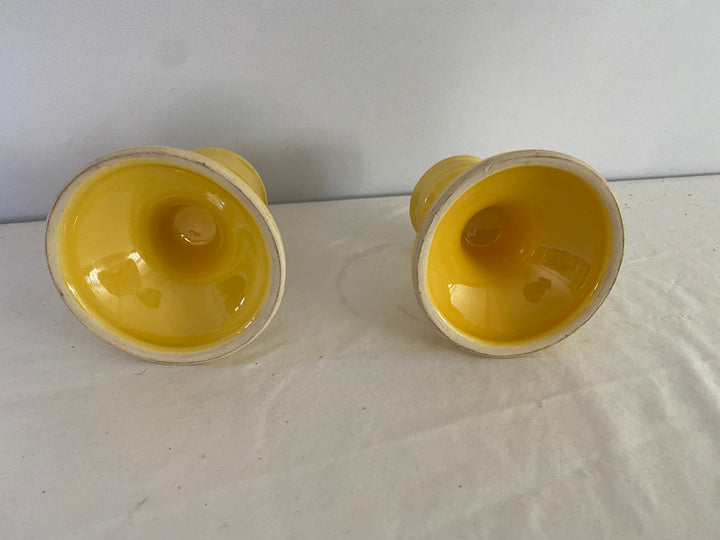 Bauer Candlesticks, Yellow