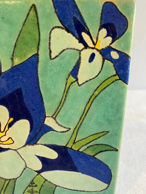 San Jose Potteries Floral Tiles, Priced individually