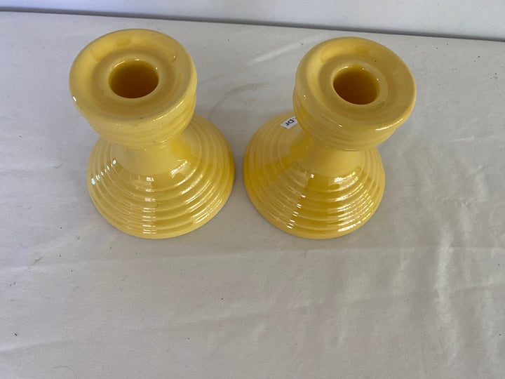 Bauer Candlesticks, Yellow