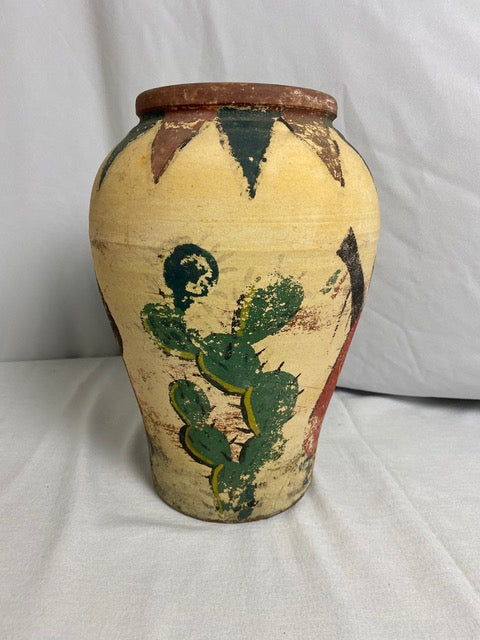 California Rainbow Oil Jar, Tourist Painted Mexicana