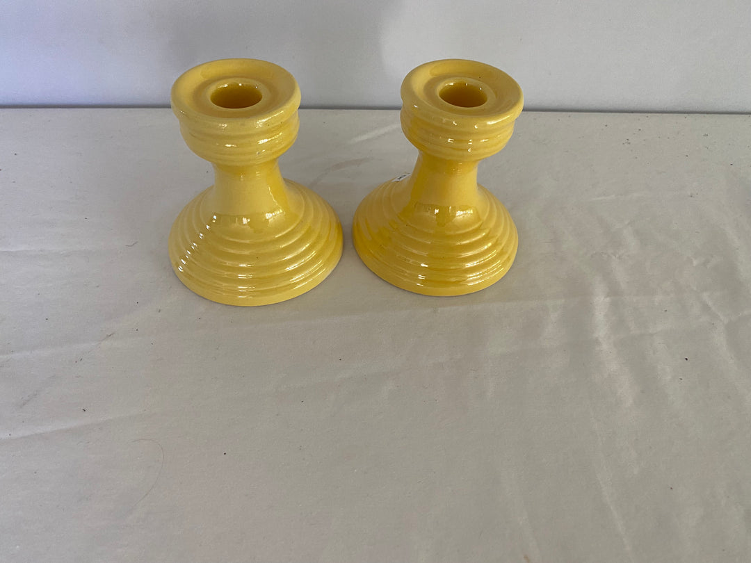 Bauer Candlesticks, Yellow