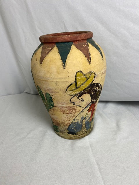 California Rainbow Oil Jar, Tourist Painted Mexicana