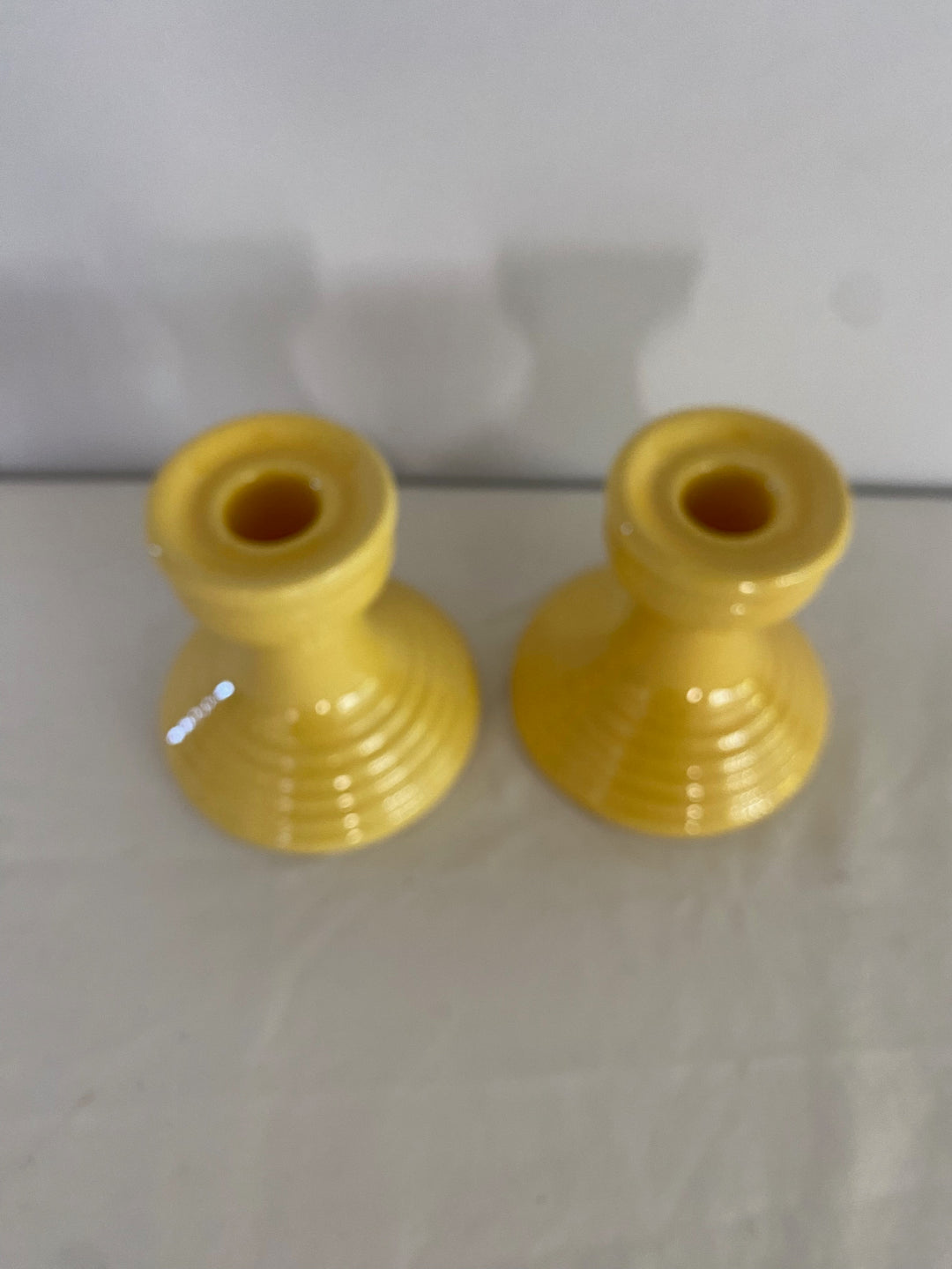 Bauer Candlesticks, Yellow