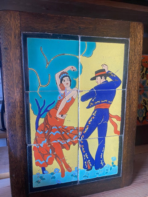 Taylor Tile Table, Spanish Dancers