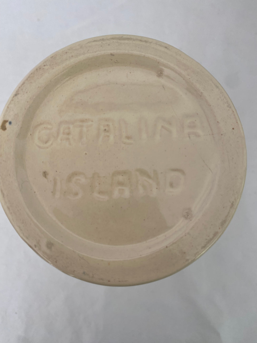 Catalina Island Florist Vase, white glaze