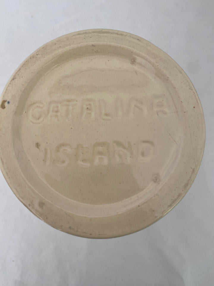 Catalina Island Florist Vase, white glaze