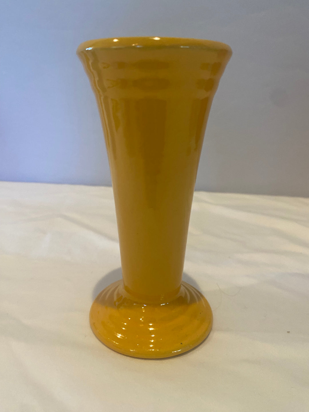 Bauer Bud Vase, Smallest size, Yellow glaze