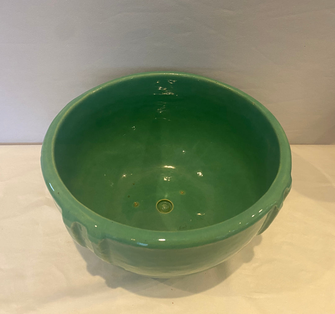 Bauer Indian Pot, Green glaze #8