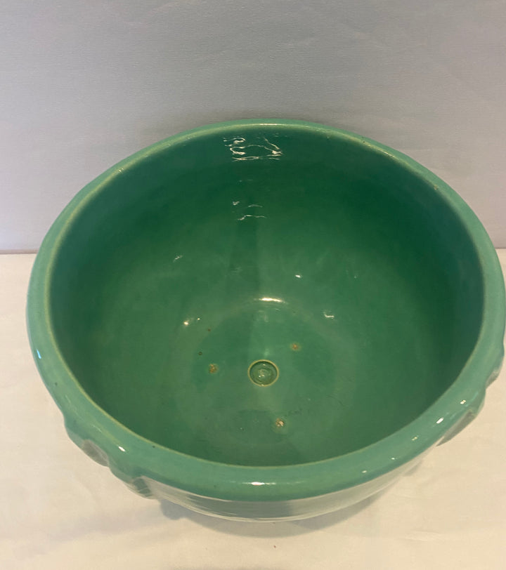 Bauer Indian Pot, Green glaze #8