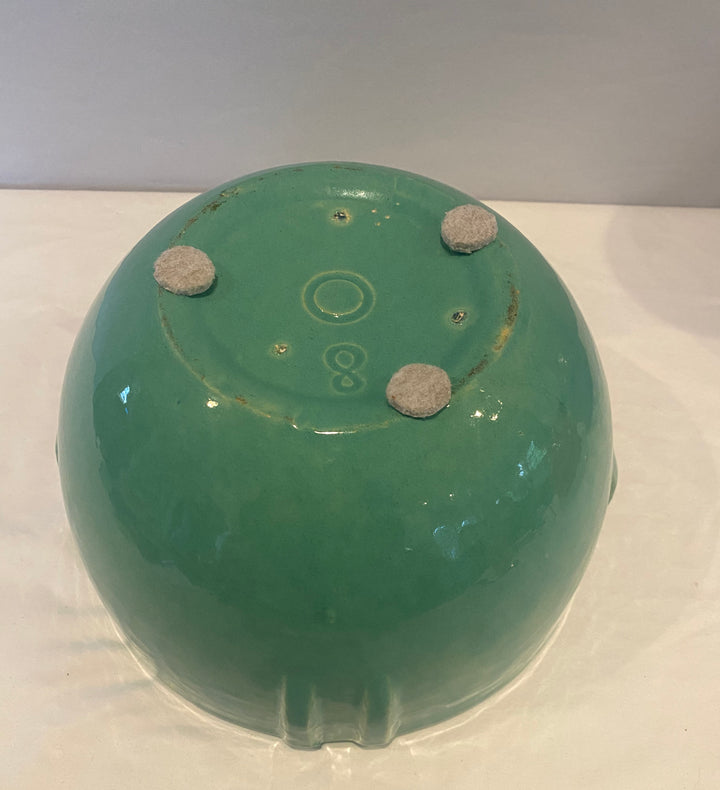 Bauer Indian Pot, Green glaze #8