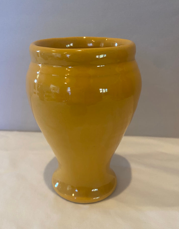 Bauer California Vase, Smallest "mini" size, Yellow glaze