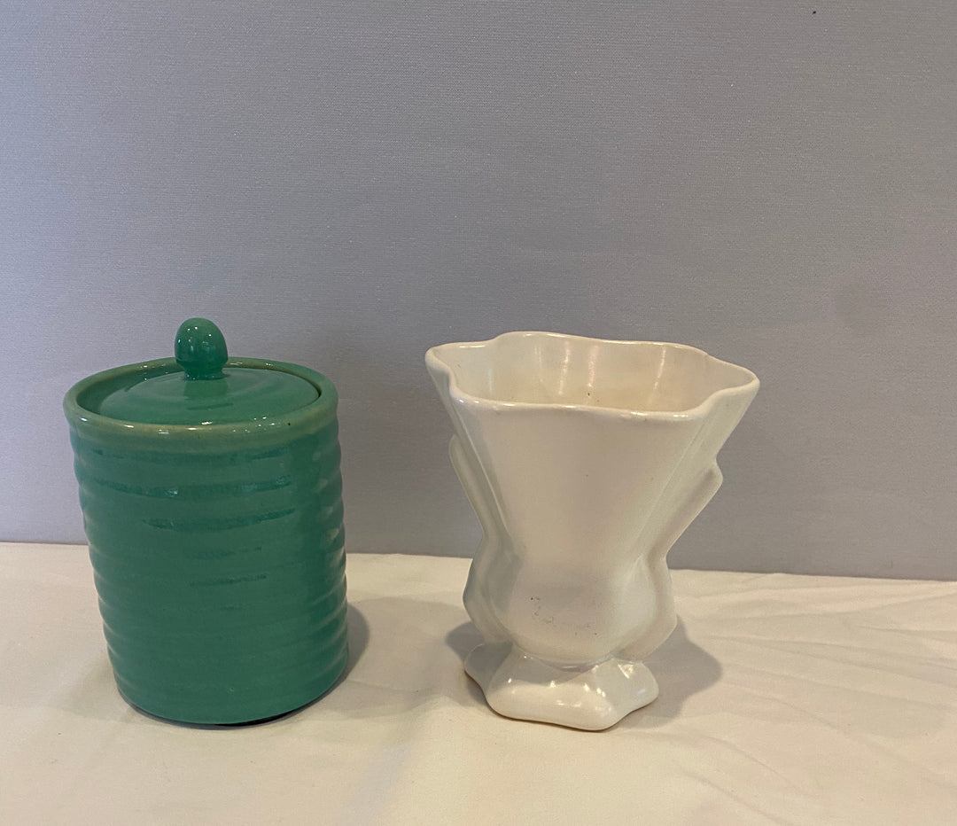 Bauer Ring Cigarette Jar, Repro Lid