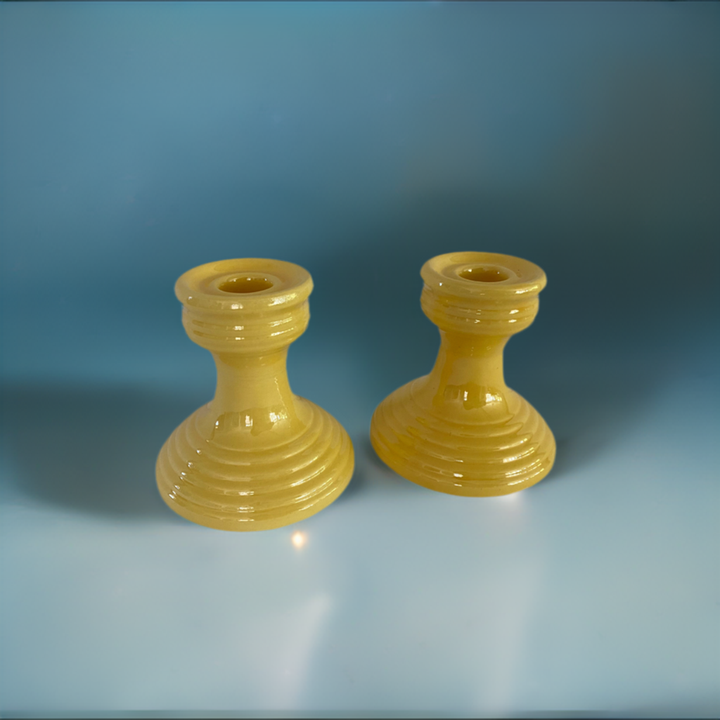 Bauer Candlesticks, Yellow