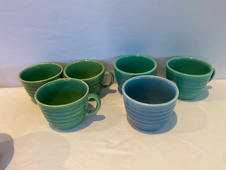Bauer Ringware Punch cups, various colors and styles