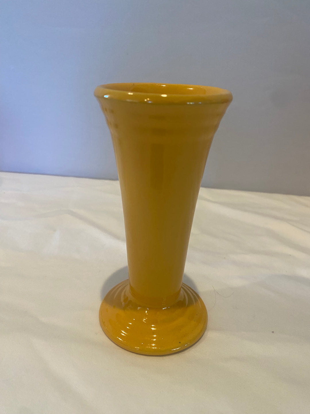 Bauer Bud Vase, Smallest size, Yellow glaze