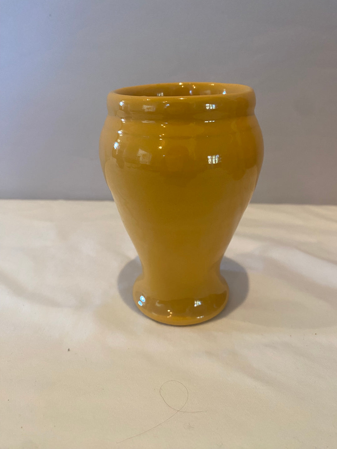 Bauer California Vase, Smallest "mini" size, Yellow glaze