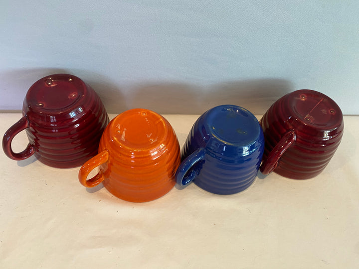 Bauer Ringware Punch cups, various colors and styles