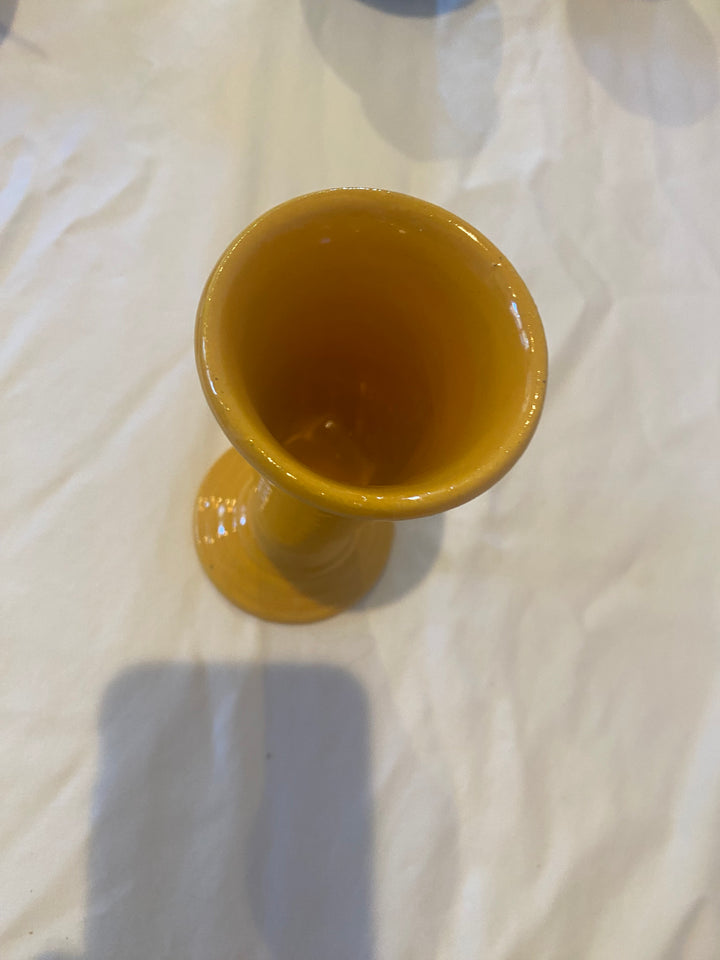 Bauer Bud Vase, Smallest size, Yellow glaze