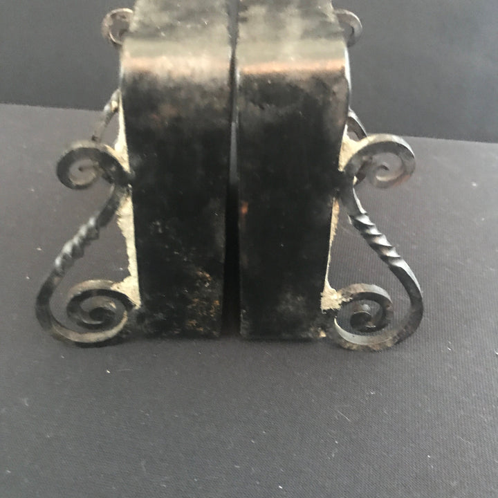 Catalina Star Tile Bookends, Wrought Iron