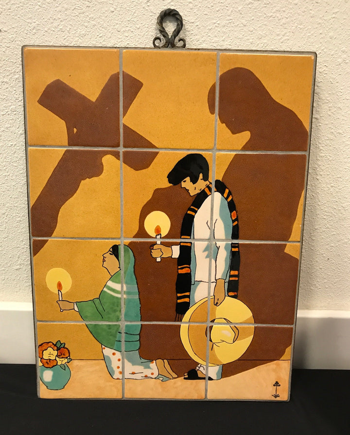 Rare San Jose Workshops Mural, all original excellent condition