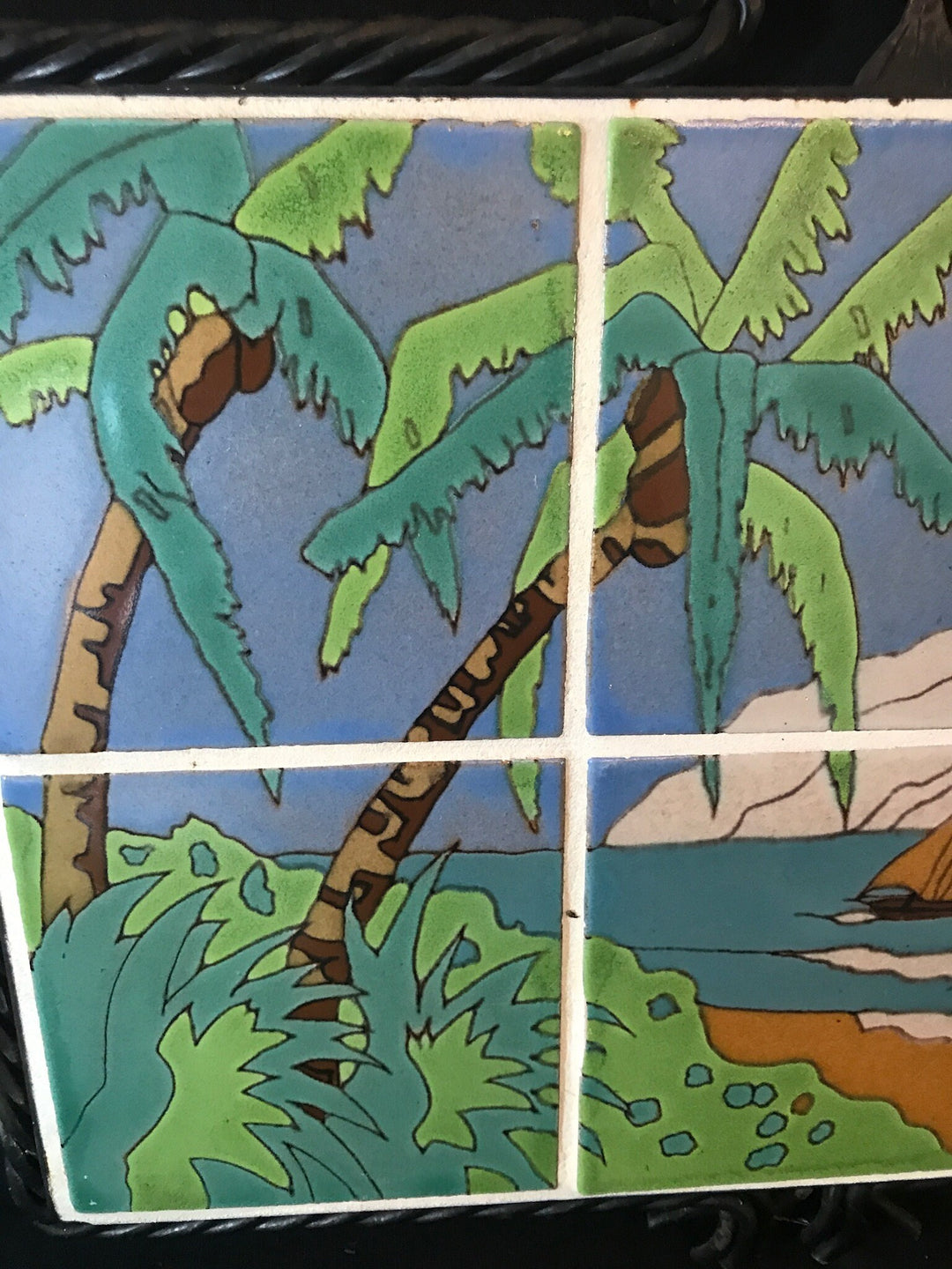 Taylor Tile Mural Sailboat & Island