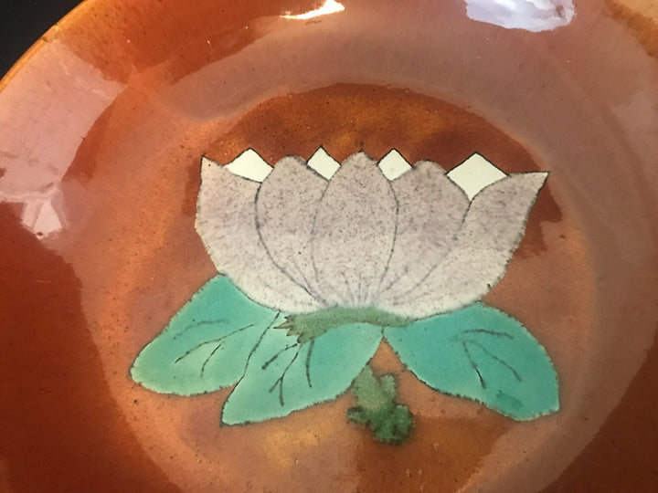 San Jose Workshop Bowl, Wall Plaque, Lotus Blossom, large size