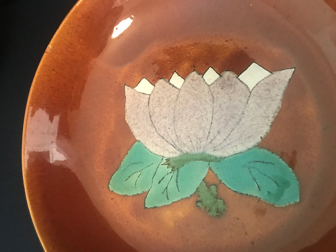 San Jose Workshop Bowl, Wall Plaque, Lotus Blossom, large size