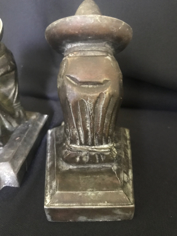 Copper "Siesta Man" Bookends, Pair