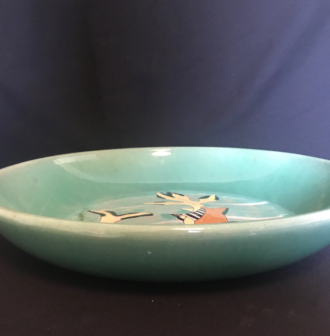 San Jose Mission Large Swirling Fish Decorative Bowl