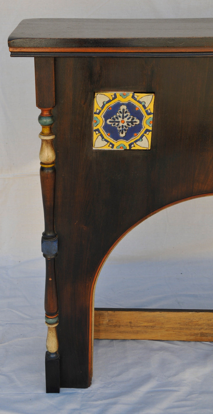 Coronado Fireplace Mantel with D & M Decorative Tiles