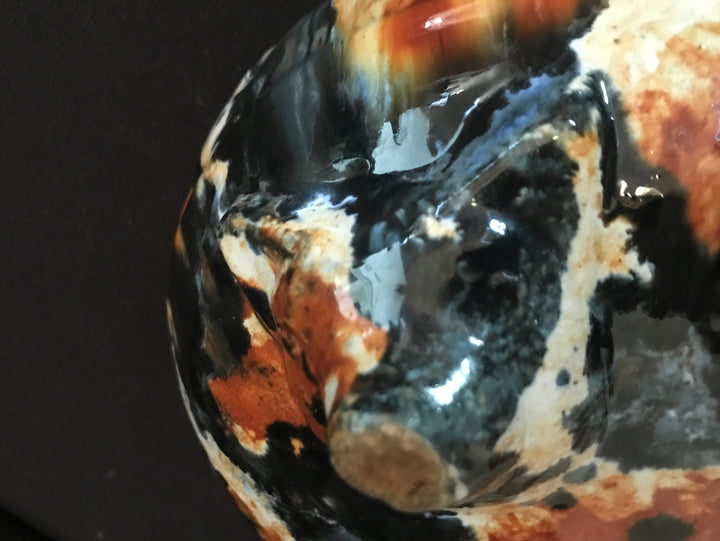 Pacific Blended glaze Molcajete, with pig feet