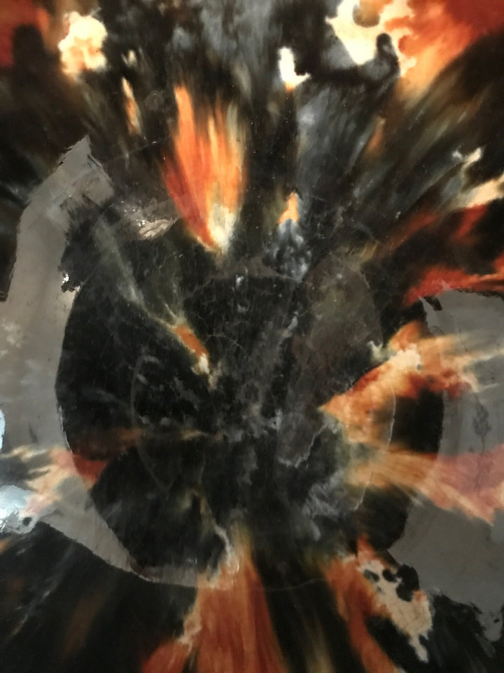 Pacific Blended glaze Molcajete, with pig feet