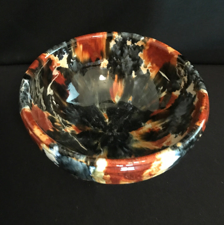 Pacific Blended glaze Molcajete, with pig feet