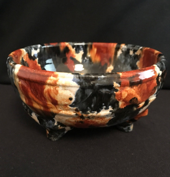 Pacific Blended glaze Molcajete, with pig feet