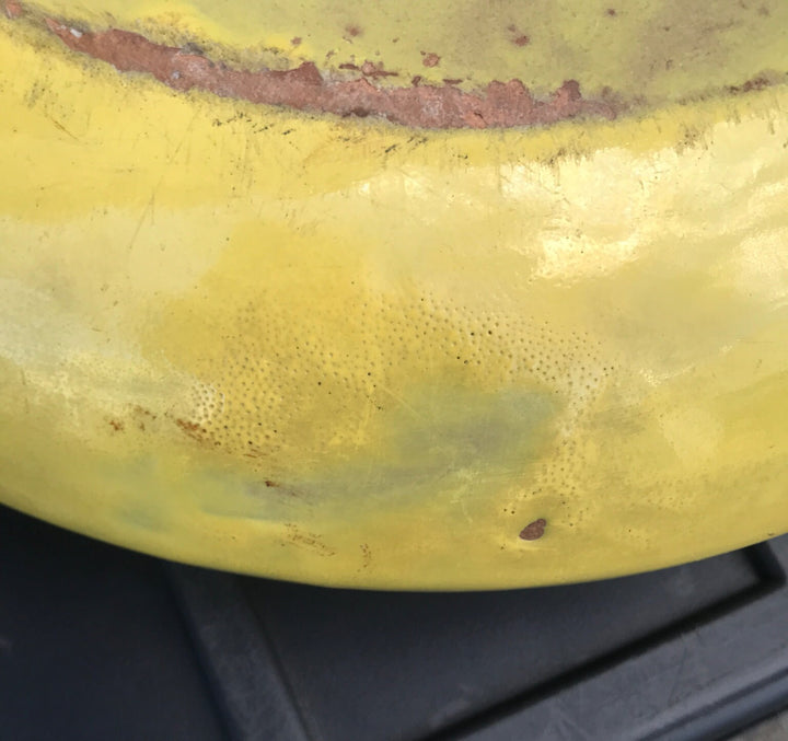 Catalina Island Cactus Bowl, Largest Size, Yellow Original iron holder!
