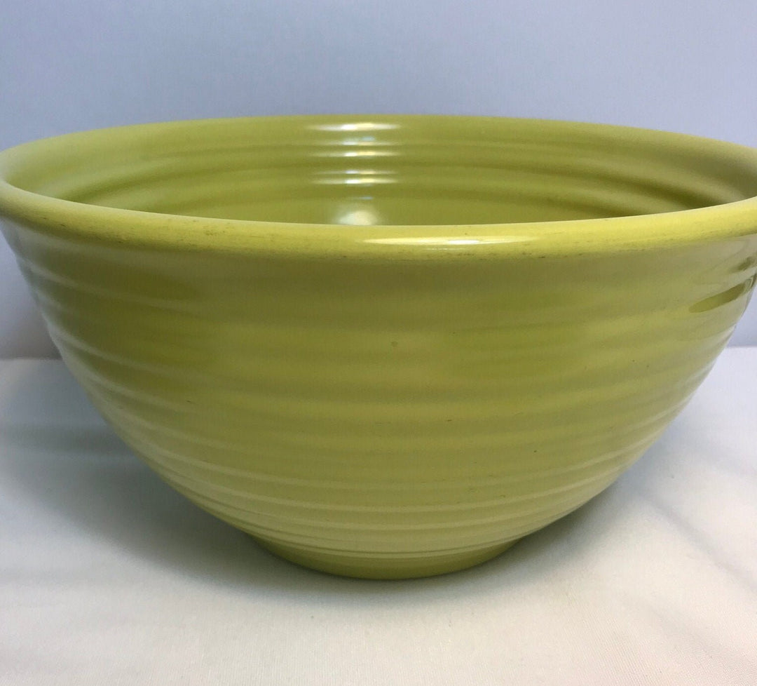 Bauer Ring Inside Mixing Bowls, SET OF 3, Chartreuse